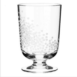 Polka dot hurricane vase